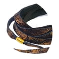 thumbnail image 2 of VANGANIA pulsera de piel unisex con baño de oro intención gratitud, 2 of 5
