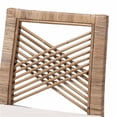 thumbnail image 5 of bali & pari Poltak Gray Natural Kubu Rattan and Mahogany Wood Counter Stool, 5 of 10