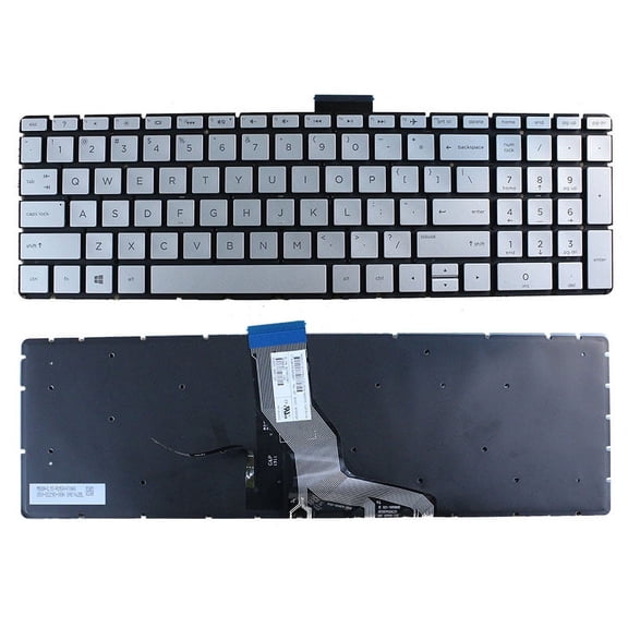 New US Silver English Backlit Laptop Keyboard (Without Frame) Replacement for HP Pavilion 15-CD 15Z-CD000 15-CD001CA 15-CD001DS 15-CD002CA 15-CD002DS 15-CD003CA 15-CD004CA 15-CD007CA 15-CD075NR