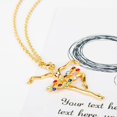 thumbnail image 4 of Collier Petite Fille Collier Pendentif Danseuse Ballet Cadeau Récital pour Enseignant, 4 of 5