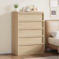 thumbnail image 6 of Danolapsi Tall 5 Drawer Dresser for Bedroom,Modern Closet Chest of Drawers with Storage Freestanding,Modern Dresser Organizer for Bedroom,Living Room, Natural Oak, 6 of 7