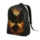 thumbnail image 2 of Disketp Cool Black Eagle Mochila Unisex de Apertura Lateral Completa, Mochila para Laptop para Escuela, Trabajo y Viajes, 2 of 8