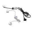 thumbnail image 1 of FSLiving 1W LED Mini Spotlight with Plug in Button Cable Silver Lampbody Cool White Light(6000K) for Accent Lighting Cartoon Jewelry Showcase Cabinet Lego Model - 1 Set with 1 Spotlight, 1 of 5