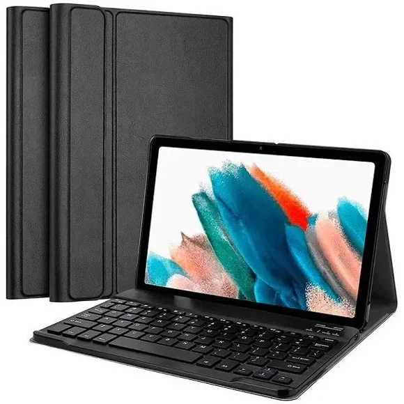Samsung Galaxy Tab A9 Plus / A9+ 11 Inch 2023 Keyboard Case | Slim Lightweight Stand Cover with Detachable Wireless Bluetooth Keyboard - SM-X210/X216/X218, Black