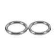 thumbnail image 4 of x 30mm en Acier Inoxydable Cerclage Soudé Rond O Anneaux 30 Pcs, 4 of 8