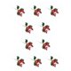thumbnail image 1 of Ounissouiy Simulación de ramas de bayas de Navidad, atmósferas decorativas de vacaciones, flores, árbol de moda de Navidad, decoración de utilería, 3 3 sucursales 10piezas, 1 of 6
