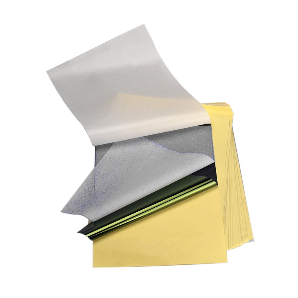 100 Pieces Transfer Paper A4 Size Thermal Stencil Copier Tracing Copy