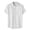White, variant on Men's Short Sleeve Summer Tshirts Lapel Button Down Color Block Short Sleeve T-Shirt Slim Fit Cool Vacation Button Down Lapel Shirts