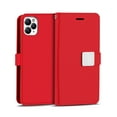 thumbnail image 7 of For Motorola Moto G 5G 2024 PU leather Wallet 6 Credits Card Slots folio with Wrist Strap & Kickstand Pouch Flip Shockproof Phone Case Cover by Xpression - Red, 7 of 7