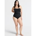 thumbnail image 3 of Time and Tru Women's Twist Bandeau Tankini Top, Sizes XS-2X, 3 of 7