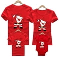 thumbnail image 3 of Traje de Navidad para la familia, camiseta para mamá, papá, ciervo, papá, papá, Papá Noel, trajes de Navidad para niños, mameluco de bebé, ropa de navidad roja, 3 of 4