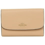 Coach Pebble Medium Envelope Wallet (Beechwood)