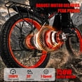 thumbnail image 3 of EOEOTWO 26'' Fat Tire Electric Mountain Bike for Adults, 48V 15Ah Battery, 60Miles Long Range, Fast Cruiser Ebike, All-Terrain Bicycle with Front Suspension & LED Display UL2849, 3 of 15
