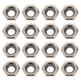 thumbnail image 1 of BESTYASH 100Ud Nut De Acero Carbono Con Para Automóvil Con Trainazas Antideslizantes Plateado, 1 of 7