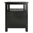 thumbnail image 5 of Winsome Timber Nightstand with Door, Black Finish, 5 of 9