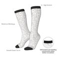 thumbnail image 4 of Fotbe Poodle Dog Calcetas Divertidas Estampadas para Hombre y Mujer, Calcetas de Algodón hasta la Rodilla para Caminar, Correr, Enfermería y Embarazo, 4 of 6
