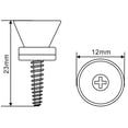 thumbnail image 3 of Guitar Bass Chrome Metal End Pin Strap Buttons Cushion Screws Accessories 32pcs, 3 of 18