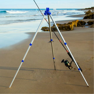 Fishing Rod Holder Triangle Support Mount Telescopic Aluminum Alloy 2  Section Stretch Portable Outdoor Sea Fishing Tripod - AliExpress