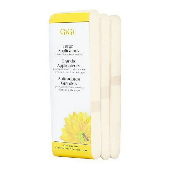 GiGi Large Wax Applicators for Bikini Line and Body Waxing, 100 Count