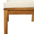 thumbnail image 4 of vidaXL 12 Piece Patio Lounge Set with Cream Cushion Solid Acacia Wood, 4 of 11