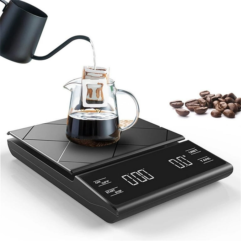 Dream Lifestyle Coffee Scale LCD Display Multifunctional High Precision  Portable Kitchen Electronic Digital Food Scale with Timer for Home 