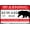 Warning Sign 1, variant on Beware of Beaver Vintage Aluminum Sign - 12×8 Inches, Metal Tin Decor, Home Outdoor Nature Area Safety Alert