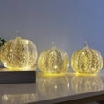 thumbnail image 5 of Taicans Glass LED Pumpkins Light with Timer for Halloween Pumpkin Decorations Fall and Thanksgiving Decor, 5 of 6