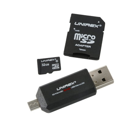 MicroSD 32GB Class 10 w/SD Adapter: 4 in 1