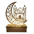 thumbnail image 1 of Wooden LED Lamp, Portable,  Wood, Durable, Lightweight, Eye Care, Home Decor, Muslim Islamic Eid,, 1 of 8