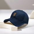 thumbnail image 2 of SLYNSHome Summer Mesh Baseball Cap for Men Women Adjustable Breathable Caps Blue Quick Dry Hats Casual Hat, 2 of 7