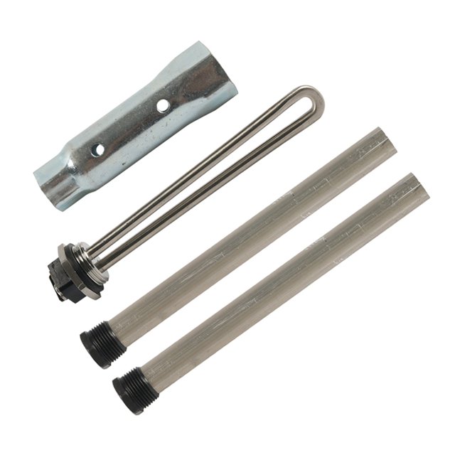 Kit de Elementos para Calentador de Agua para RV de 1440 W y 120 V 520900 para Calentador de Agua para RV Suburbano, con 2 Varillas de Ánodo y 1 Llave Hexagonal