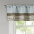 thumbnail image 3 of Madison Park Amherst Polyoni Pintuck Window Valance -50X18" MP41-2229 By Olliix, 3 of 5