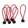 thumbnail image 6 of 6'' Ball Cord Heavy Duty Canopy Tarp Tie Downs Straps Red, 6 of 9