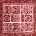 thumbnail image 1 of Ahgly Company Indoor Square Abstract Red Modern Area Rugs, 8' Square, 1 of 4