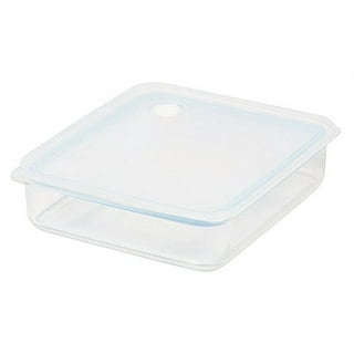 STORE&MORE - Shallow airtight fridge/freezer/microwave containers (M)  Guzzini, col. Sage green