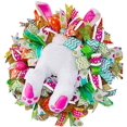 thumbnail image 1 of JHIJHOO Couronne de Lapin de Pâques pour Porte d'Entrée, Couronne de Lapin de Pâques Décorations de Porte Lapin et Oreilles Couronne, Couronne de Lapin Décorations de Pâques Extérieures, 1 of 6