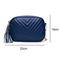 thumbnail image 2 of Crossbody bag, PU leather shoulder bag, fashion chain bag-Dark blue, 2 of 5