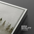thumbnail image 5 of IDEA4WALL Framed Canvas Print Wall Art Set Pastel Misty Pines Serene Forest Landscape Digital Art Abstract Nature Retro Art Modern Wall Decor Minimal Zen Artwork for Home Decor - White 24"x36"x2, 5 of 5