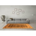 thumbnail image 3 of Ahgly Company Indoor Rectangle Oriental Orange Industrial Area Rugs, 7' x 9', 3 of 4