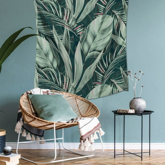 Tropical Plants Tapestry