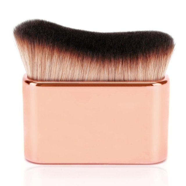 Diyi Blend & Blur Body Brush - Brocha Kabuki extra grande para autobronceador, aplicador de mezcla para bronceador, mousse bronceadora, base resaltadora, maquillaje impecable para piernas, rostro y cu