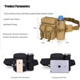 thumbnail image 3 of XINQIHANG Tactical Fanny Pack Riding Fanny Pack Single Shoulder Bag Multi-purpose bag, black-05, 3 of 7