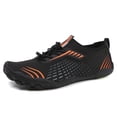thumbnail image 2 of Aqua Shoes Zapatos Buceo Transpirables para Caminatas en El Lago (Black Orange41), 2 of 9