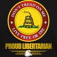 thumbnail image 4 of CafePress - (Dtom) Libertarian Dark T Shirt - Men's Classic Graphic Cotton T-Shirt, 4 of 5
