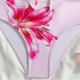 thumbnail image 5 of ITSAME Girls Swimwear Set, Quick-Dry Floral Print Bikini Top and Bottom Fashion Beach Swimsuit 2-Piece Pink Size 7, 5 of 8