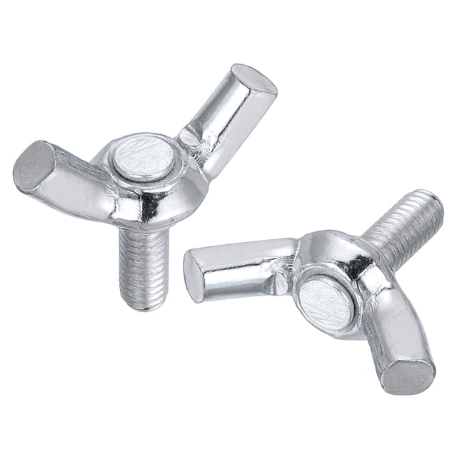 5 paquetes de tornillos mariposa M4x10mm, tornillos mariposa de acero al carbono