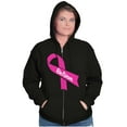 thumbnail image 3 of Breast Cancer Awareness Believe Zip Hoodie Sweatshirt Women Brisco Brands S, 3 of 6