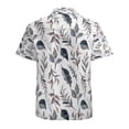 thumbnail image 3 of High Quality Hawaiian Shirts for Men Short Sleeve Aloha Beach Shirt Floral Summer Casual Button Down Shirts Blouses G6SIJA, 3 of 7