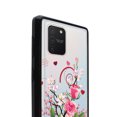 thumbnail image 3 of FINCIBO Slim TPU Bumper + Clear Hard Back Cover for Samsung Galaxy S10 Lite 6.7" 2020, Rose Floral, 3 of 6