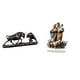 thumbnail image 1 of Estatua de toro, escultura de escritorio, figurita de oso, adorno de resina, decoración coleccionable de acrílico, artesanía creativa, adecuada para o, 1 of 8